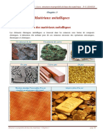 Structures Et Propriétés de Bases Des Matériaux