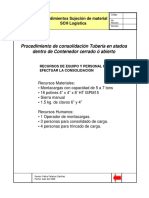 Procedimiento de Consolidacion Tubería Jul09