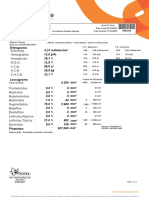 Hemograma: Eritrograma 4,37