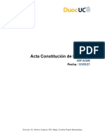 Acta de Constitución de Proyecto