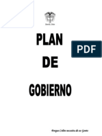 Plan de Gobierno Alcalde Municipal