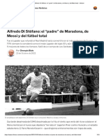 Alfredo Di Stéfano - El "Padre" de Maradona, de Messi y Del Fútbol Total - Infobae