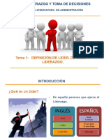 Liderazgo y Toma de Decisiones