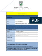 Analisis Sentencia C-539 de 2011