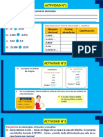 Actividad N°1: Escribe 1) 2) Compara y Escribe A) B) C) D)