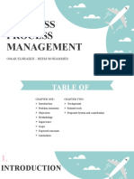 Business Process Management: Omar Elshaikh - Reem Mohammed
