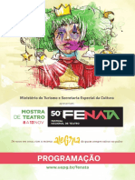 50 anos do Fenata, o maior festival de teatro do Paraná