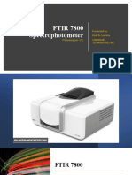 FTIR 7800 Spectrophotometer