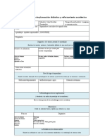 Formato Flexible de Planeación Didáctica y Reforzamiento Académico