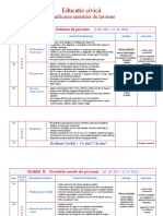 Educație Civică - Proiectare Litera