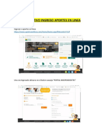 Instructivo Ingreso Aportes en Linea