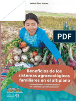Beneficios de Los Sistemas Agroecologicos Familiares en El Altiplano Determinando La Sostenibilidad de Sistemas Agroalimentarios 1