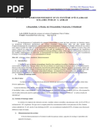 ETUDE ET DIMENSIONNEMENT D UN SYSTÈME D ÉCLAIRAGE SOLAIRE PUBLIC À ADRAR