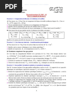 TD1 VF10 Thermo II - Rappels Th1. 2019