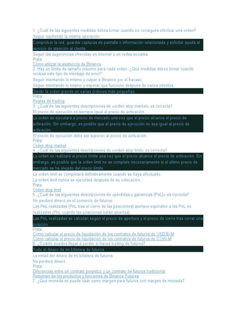 Cuestionario Futuros | PDF | Contratos futuros | Precios