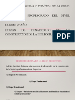 Historiografia de La Educ Argentina