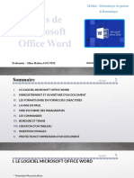Cours Microsoft Office Word