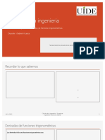 Cálculo Diferencial - Derivadas de Funciones Trigonométricas y Regla de La Cadena (2) (Autoguardado)