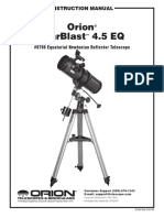 Orion Telescope Manual