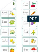 Domino Sur Les Fruits Et Légumes (Images Et Mots)