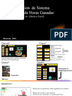 Base de Datos para Capturar Las Horas Ganadas