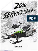 2018 Arctic Cat ZR200 Service Manual