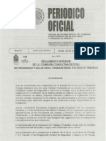 Reglamento Interior COCOESST 2015 Periodico Oficial Del Estado de Tabasco