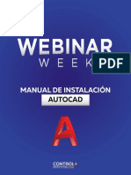 Manual de Instalación Autocad - Webinar Week 2022