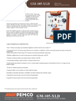 GM-105-XLD Monitor de falla a tierra