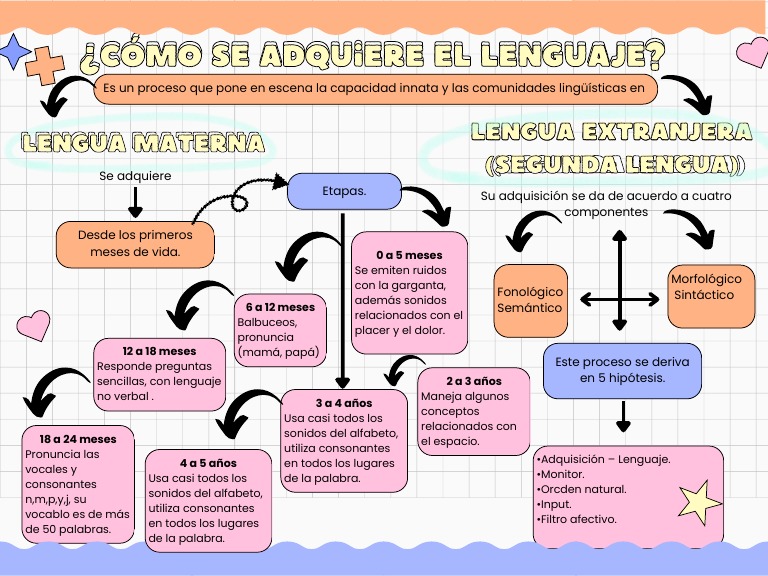 Como Se Adquiere El Lenguaje Jackeline PDF Aquisición de idioma Palabra
