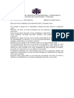 Caso Acta Constitutiva - y Cláusula Calvo - Noviembre 2022