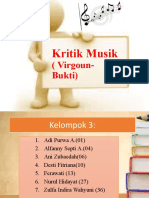 Kritik Musik ''Bukti''