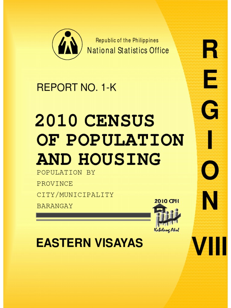 Region 8 Report No.1 PDF Sampling (Statistics) Census