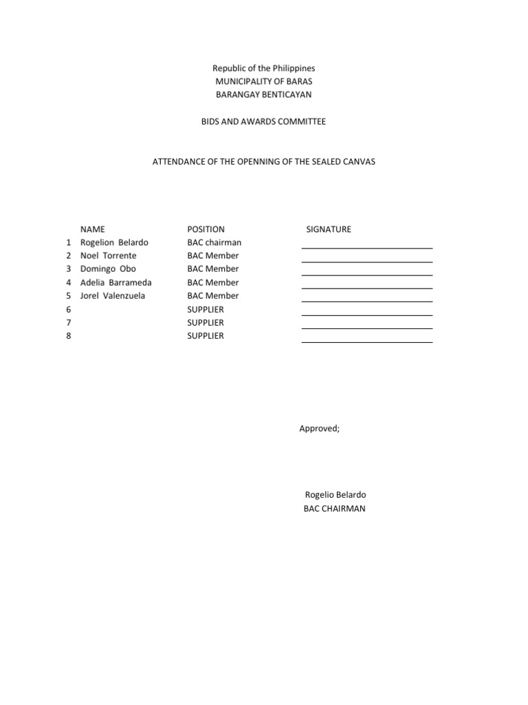 BIDS and Awards Committee PDF