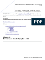 Materi Bahasa Inggris Kelas 12 Bab 4 Do You Know How To Apply For A Job
