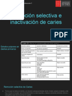 Remocion e Inactivacion de Caries