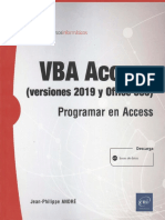 VBA Access Versiones 2019 y Office 365 Programar en Access