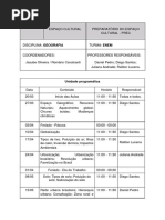 Conteúdo Programático Geografia - PREC