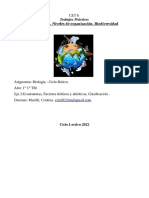 Eje 2 :ecosistemas, Factores Bióticos y Abióticos, Clasificacion