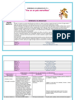 Experiencia de Aprendizaje 3 Años Julio