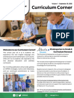 GPPSD Curriculum Corner September 2022
