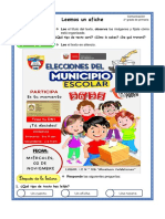 F. Leeemos Un Afiche Sobre Las Elecciones de Municipio Escolar.22