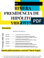 Primera Presidencia de Hipólito Yrigoyen