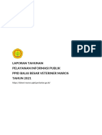 Laporan Tahunan PPID BBVet Maros 2021