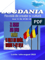 REVISTA DE CULTURĂ BOGDANIA, nr. 97-98, iulie-august 2022
