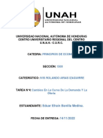 Eduar Efrain Bonilla Medina - Cambios en La Curva de La Demanda y La Oferta - Tarea #4-Unidad #2