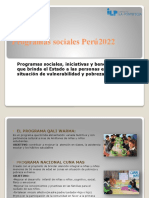 Programas Sociales Perú2022..