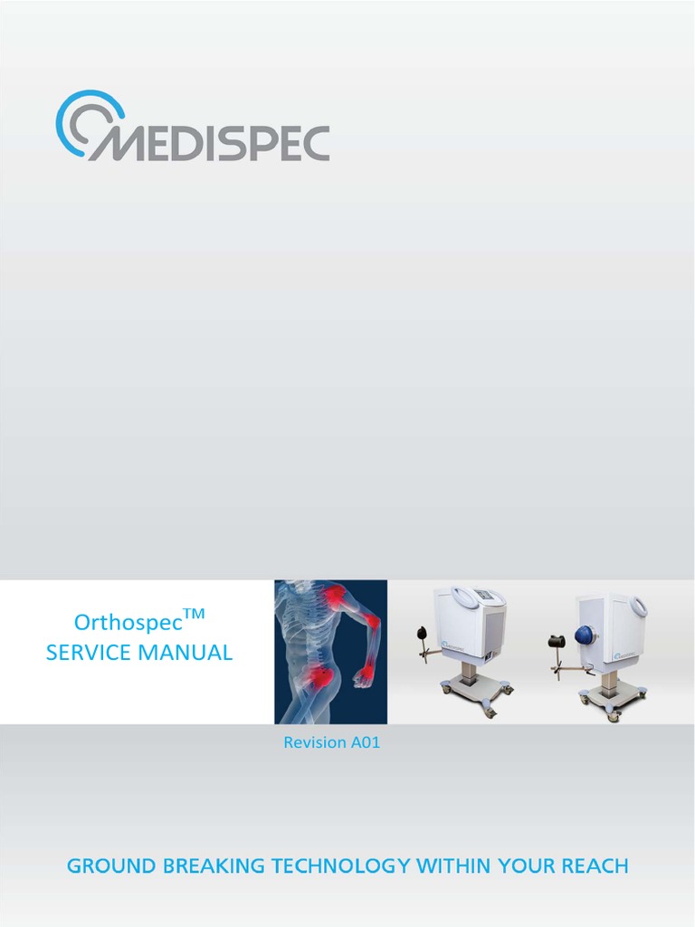 Orthospec Service Manual: Revision A01 | PDF | Electrical Connector ...