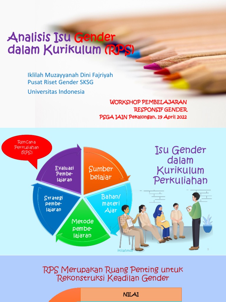Analisis Isu Gender Dalam Kurikulum Dan RPS - Iklilahmdf | PDF