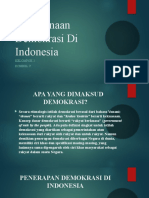 Pelaksanaan Demokrasi Di Indonesia